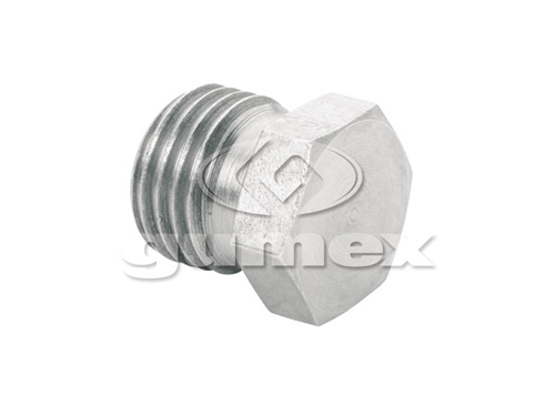 Záslepka na hydraulické koncovky, vnější závit M16x1,5, lehká řada, ocel